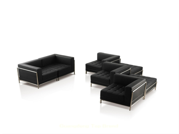 modern design waiting sofa for 8 person