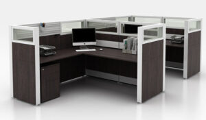 double workstation desk