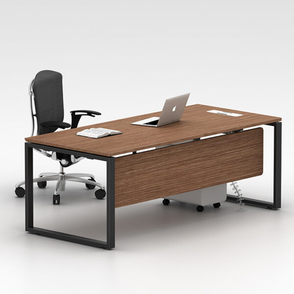 small office desk with drawer cabinet for manager
