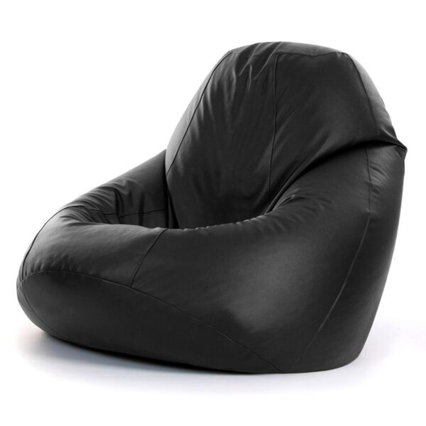 water drop shape bean bag made with high quality artificial leather for single person relaxation