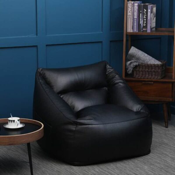 high quality PU leather adult bean bag for single person