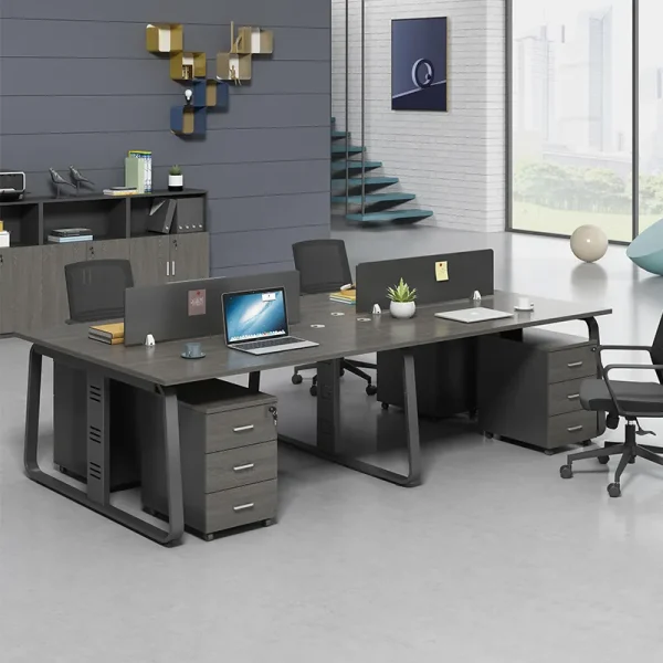 4 Seater Workstation Desk Linear Series SP787