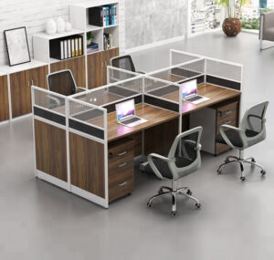 4 Seater Office Desk “I Shape”