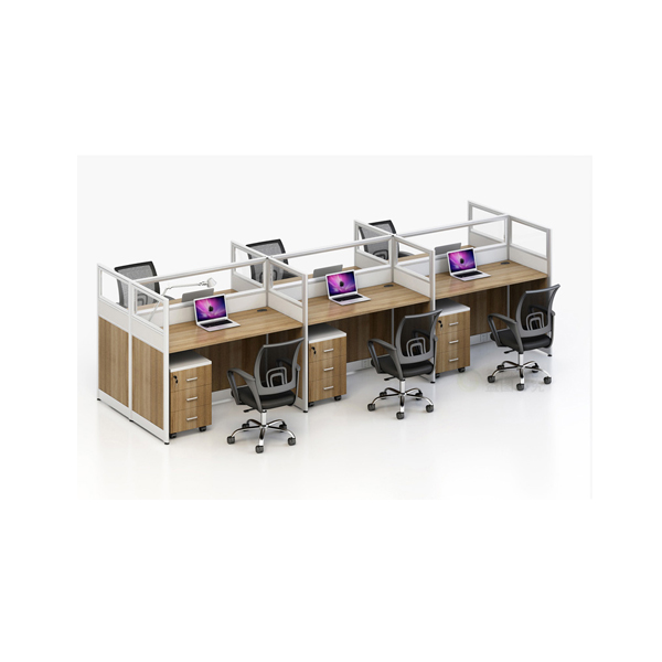 6 Seater Office Desk “I shape”