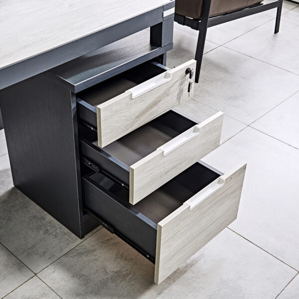 workstation's drawers made with high quality board