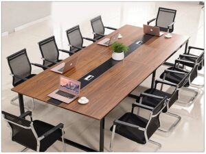 professional wooden conference table for board meeting