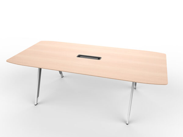 modern high end conference table for with power outlet and metal leg for corporate meeting and board meeting
