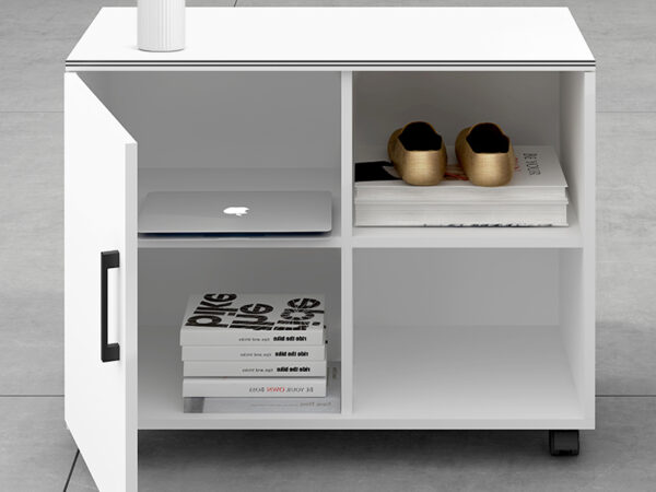 Small office cabinet in white color for manager