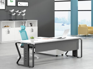 Metal Office Desk Design Black and White (Copy)