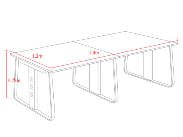 mini conference table dimension