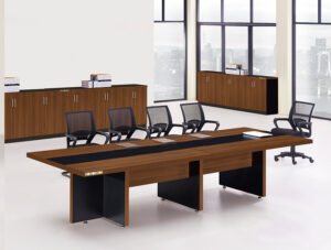 modular shape large conference table for board meeting