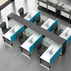 6 seater office workstation desk with cabinet