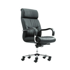 classic revolving director chair in black color