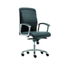 lumber support revolving office chair with comfortable hand rest