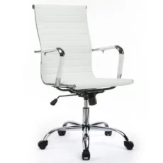 high curved back revolving office chair