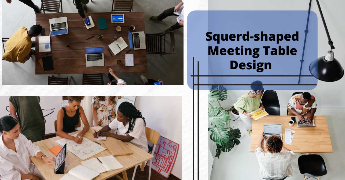 Square Meeting Table Design Office