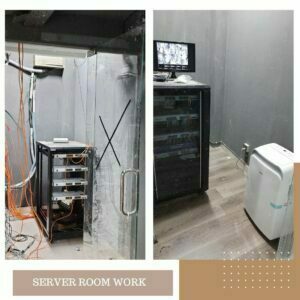 server room work for buying house