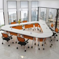 Folding Assembly Conference Table for Corporate Office Meeting
