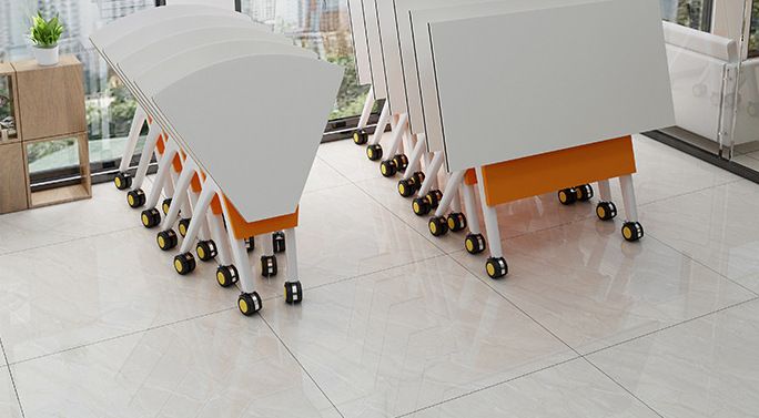 Modern folding assembly conference table for corporate office