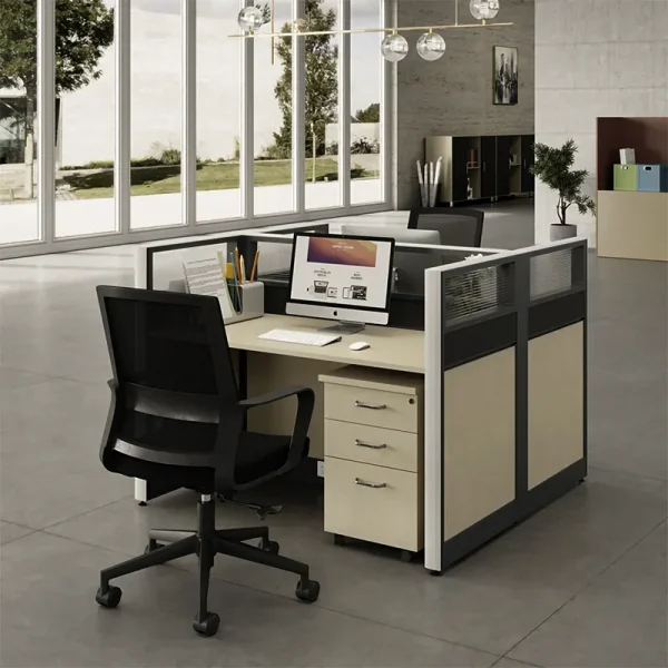 2 seater face to face workstation desk cubicle