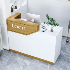 Reception Desk with Logo