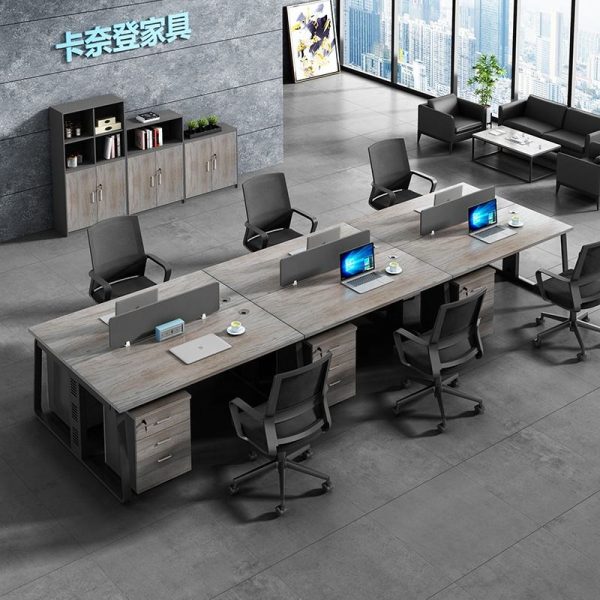 6 Seater Workstation Desk Linear Series SP742