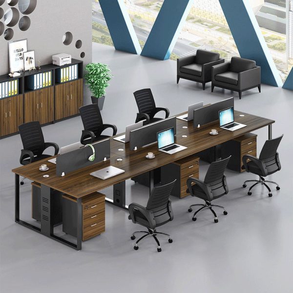 6 Seater Workstation Desk Linear Series SP784