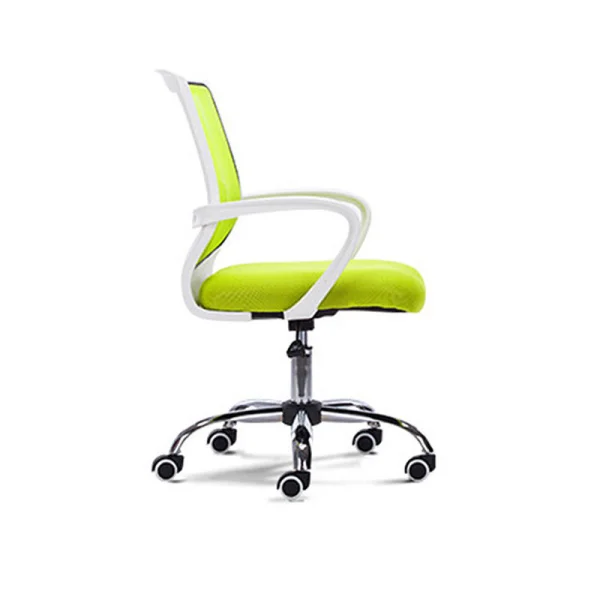 Revolving Office Chair green and white color combination