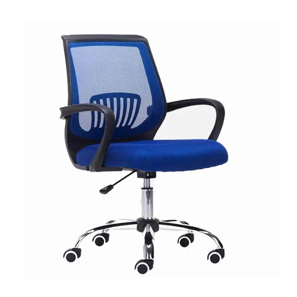 Revolving Office Chair Blue Color