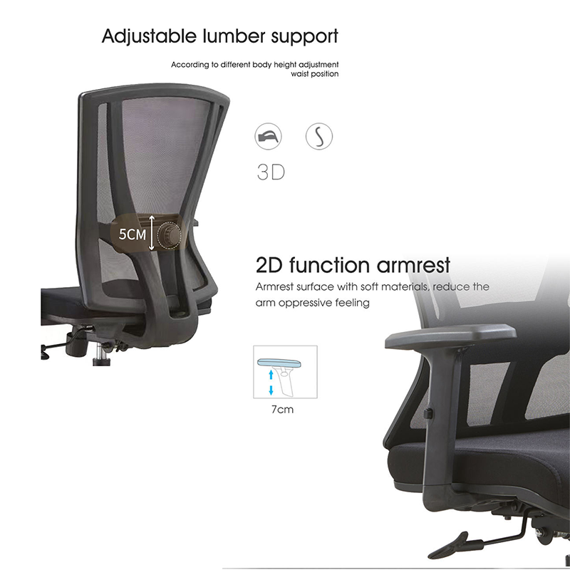 ergonomic chair function details