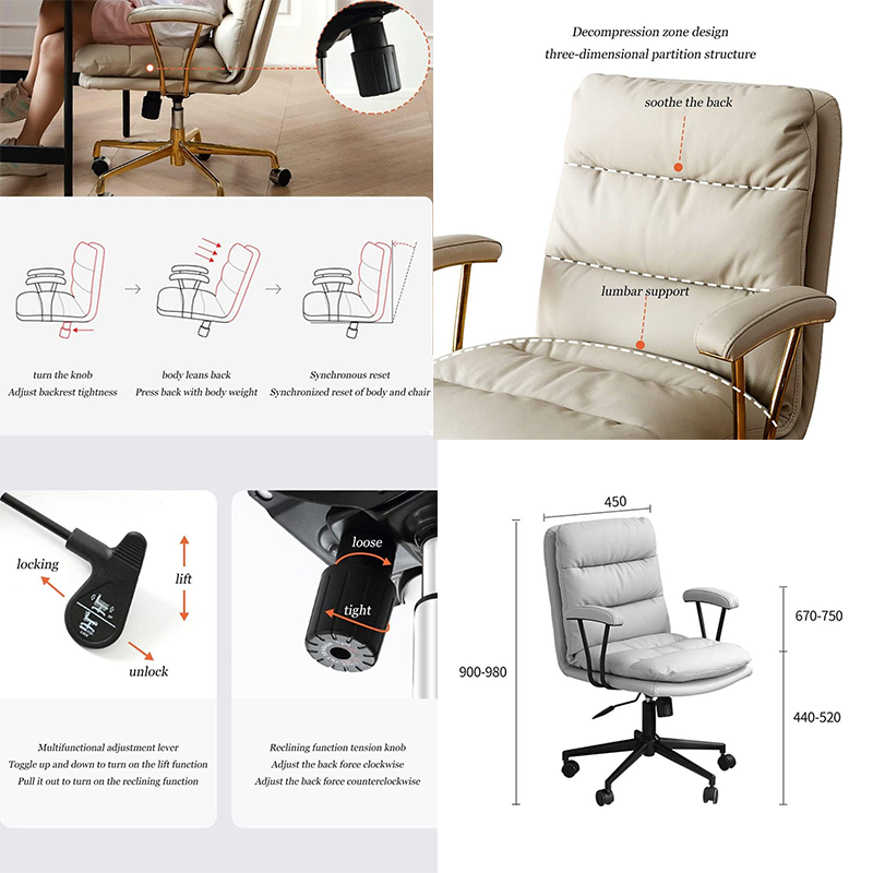 ergonomic chair functionality details