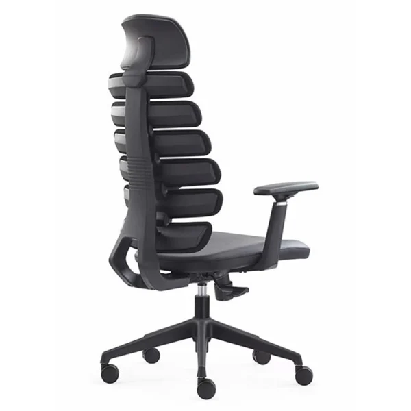 ergonomic chair side angle view