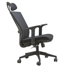 ergonomic chair side angle view