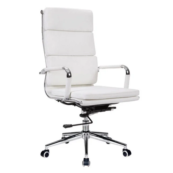 ergonomic office chair with height adjustable white color