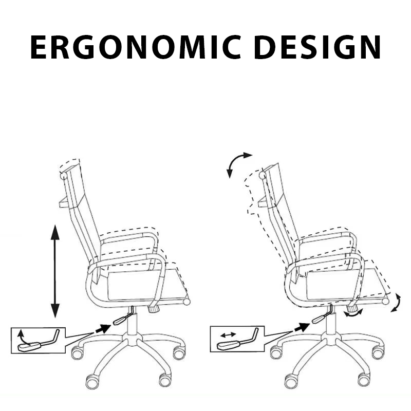 Exectuive Office Chair Ergonomic Design