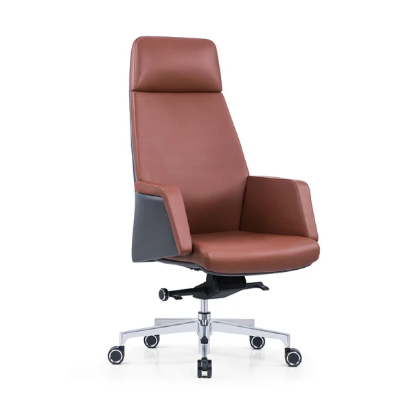 ergonomic office chair leather color