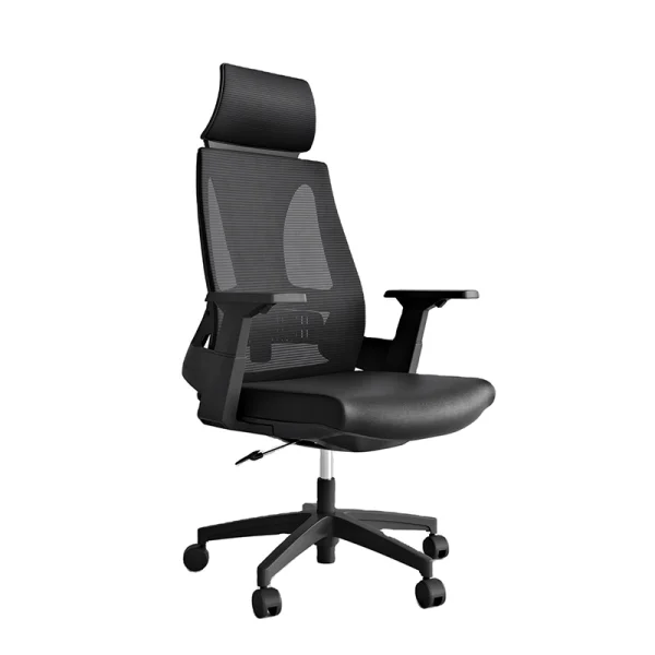 ergonomic swivel chair black color