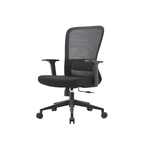 executive office chair made with mesh febrics black color