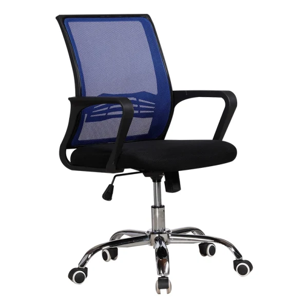 executive revolving chair blue color