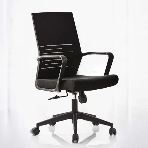 revolving office chair black color