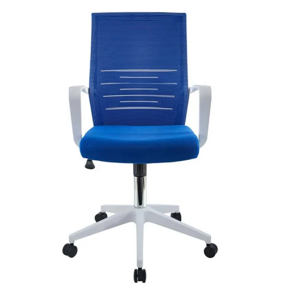 revolving office chair blue color