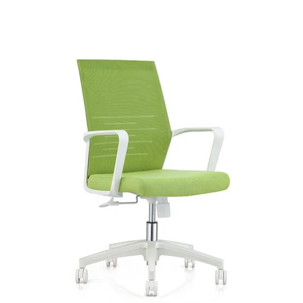 revolving office chair green color