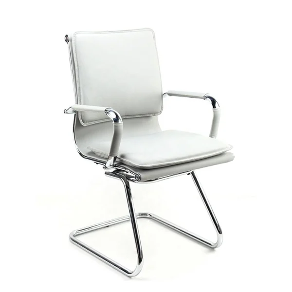 vistor chair low back white color