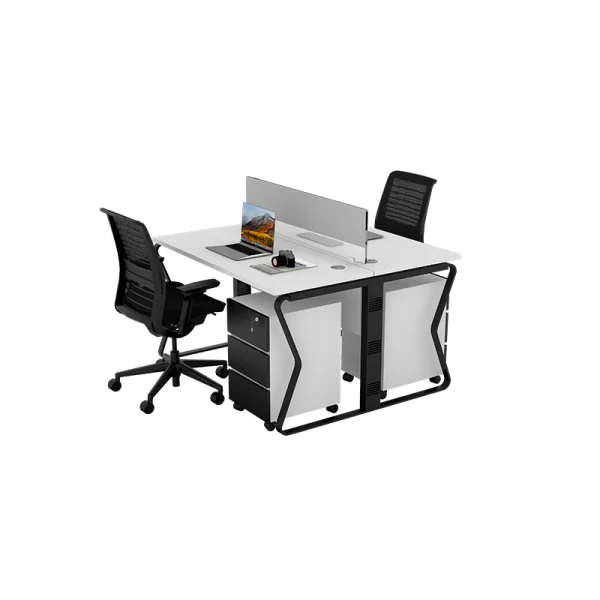 2 seater workstation desk butterfly series