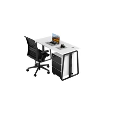 single seater linear workstation desk