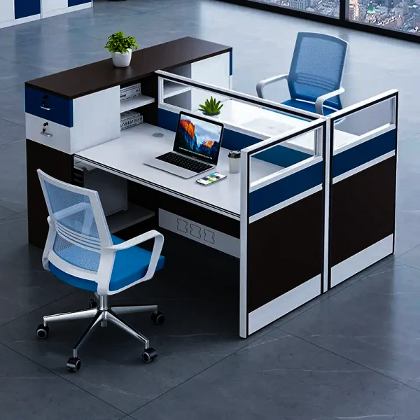 2 seater face to face workstation desk cubicle