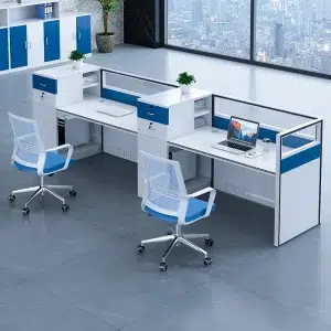 2 seater workstation desk cubic