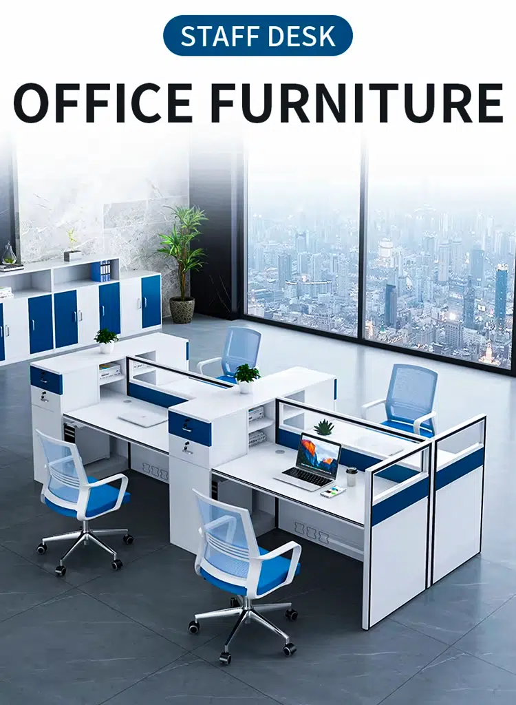 workstation desk office furniture interior view