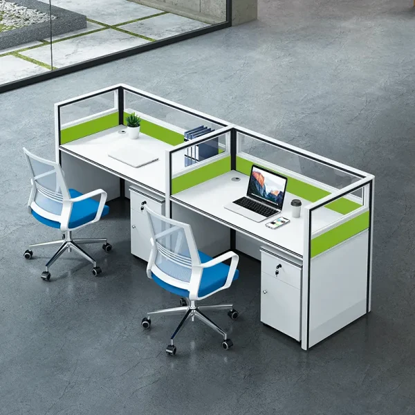 2 seater workstation desk cubicle