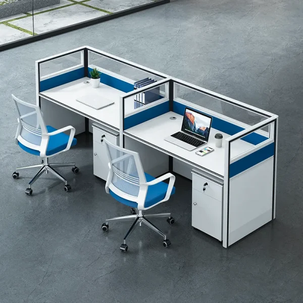 2 seater workstation desk cubicle